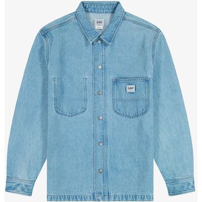 Lee Rlx Wrkwear Overshirt - Blå - Skjorte Lee Rlx Wrkwear Overshirt - Blå - Skjorte