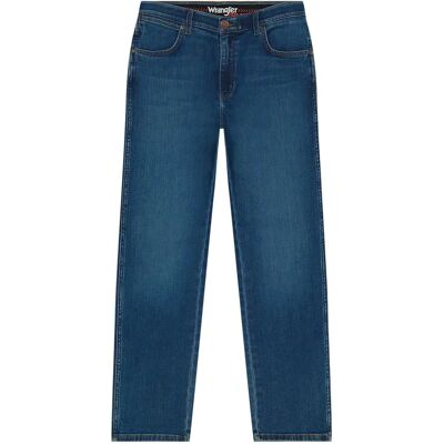 Jeans Wrangler Greensboro Dandelon Letnia Niebieska Prosty Krój - Jeans Jeans Wrangler Greensboro Dandelon Letnia Niebieska Prosty Krój - Jeans