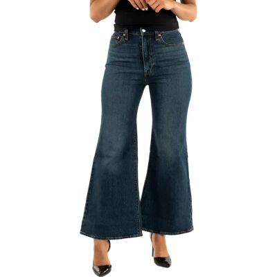 Levi's - Ribcage Bells Jeans - Blå W27/L32 - Jeans Levi's - Ribcage Bells Jeans - Blå W27/L32 - Jeans