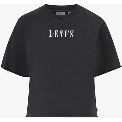 Levi's - Modell GR Diana SS Sweatshirt med huva - Svart - Sweatshirt Levi's - Modell GR Diana SS Sweatshirt med huva - Svart - Sweatshirt