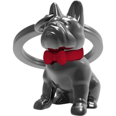 Porte-clés Metalmorphose Bulldog - Noir/Rouge - Publicité Porte-clés Metalmorphose Bulldog - Noir/Rouge - Publicité