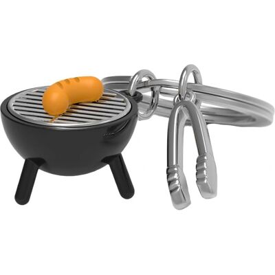 Porte-clé barbecue avec pinces Metalmorphose - Publicité Porte-clé barbecue avec pinces Metalmorphose - Publicité