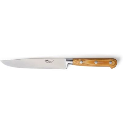 Couteau Sabatier Trompette - Lame 15,5cm - Manche en Bois - Cuisine - Publicité Couteau Sabatier Trompette - Lame 15,5cm - Manche en Bois - Cuisine - Publicité