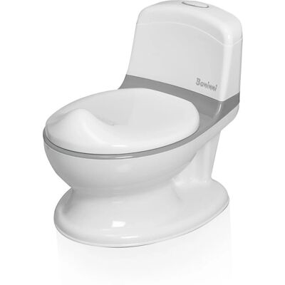 Entraîneur de toilette Pippe de Baninni - Haut dos, Son, Pot amovible - Publicité Entraîneur de toilette Pippe de Baninni - Haut dos, Son, Pot amovible - Publicité