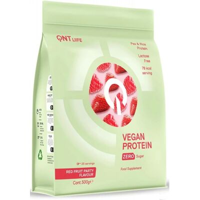 QNT Vegan Protein Fruits rouges - Poudre Végane - Publicité QNT Vegan Protein Fruits rouges - Poudre Végane - Publicité