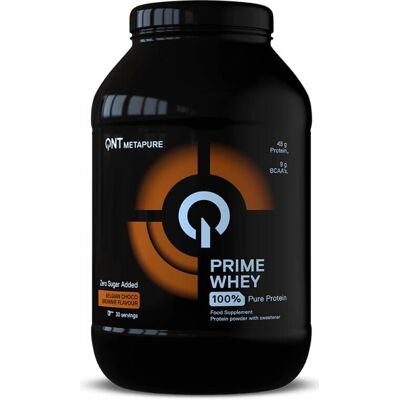 QNT Prime Wei-eiwitpoeder - 908g - Belgische Chocolade QNT Prime Wei-eiwitpoeder - 908g - Belgische Chocolade