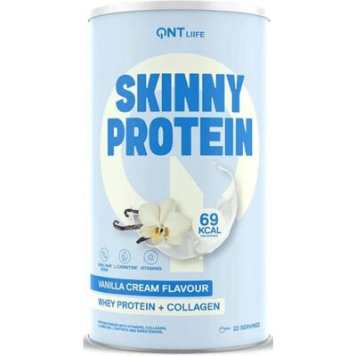 Easy Body Poudre de Protéines Skinny à la Vanille pour Femmes - 450 g - Publicité Easy Body Poudre de Protéines Skinny à la Vanille pour Femmes - 450 g - Publicité