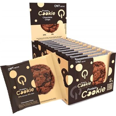 QNT Protein Cookie Schoko Chips - 12x60 g QNT Protein Cookie Schoko Chips - 12x60 g