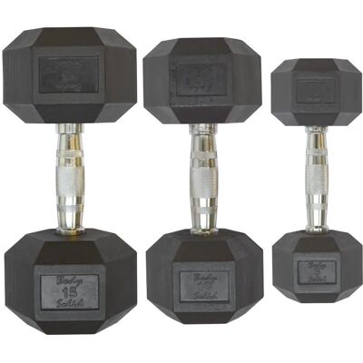 BodySolid 2 KG Zeskantige Dumbbells - Dumbbells BodySolid 2 KG Zeskantige Dumbbells - Dumbbells