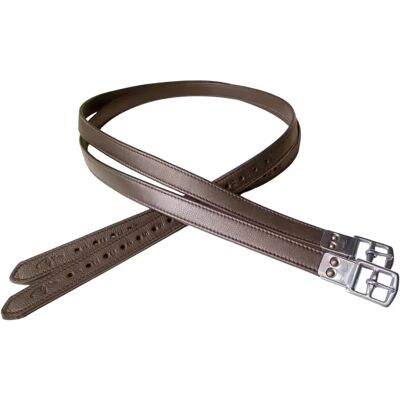 Dy ́on - Premium Soft Leather - Braun - Stirrup Strap Dy ́on - Premium Soft Leather - Braun - Stirrup Strap