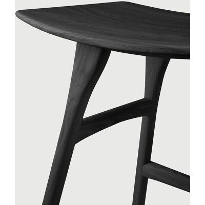 Ethnicraft Osso Hocker - Massiv Eiche - Schwarz & Natur - Zeitloses Design Ethnicraft Osso Hocker - Massiv Eiche - Schwarz & Natur - Zeitloses Design