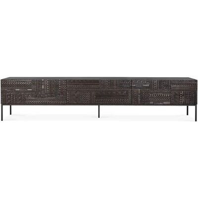 Ethnicraft - Tabwa - Teak - Schwarz - TV-Schrank Ethnicraft - Tabwa - Teak - Schwarz - TV-Schrank