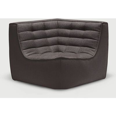 Ethnicraft N701 Ecksofa - Modulares Design - Grau Ethnicraft N701 Ecksofa - Modulares Design - Grau