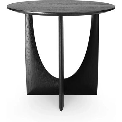 Ethnicraft Geometric Beistelltisch aus massivem Eichenholz - Modernes Design Ethnicraft Geometric Beistelltisch aus massivem Eichenholz - Modernes Design
