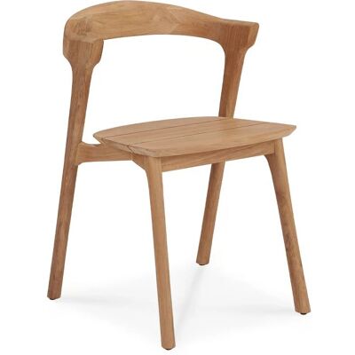 Sedia da pranzo da esterni Bok in teak di Ethnicraft - Design senza tempo Sedia da pranzo da esterni Bok in teak di Ethnicraft - Design senza tempo