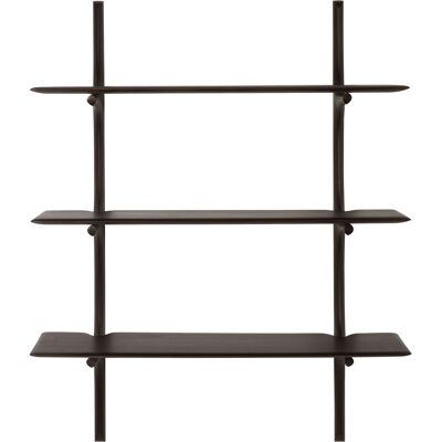 Ethnicraft PI Veggmontert Hylle - Massivt mahognitræ - 100x35x126cm Ethnicraft PI Veggmontert Hylle - Massivt mahognitræ - 100x35x126cm