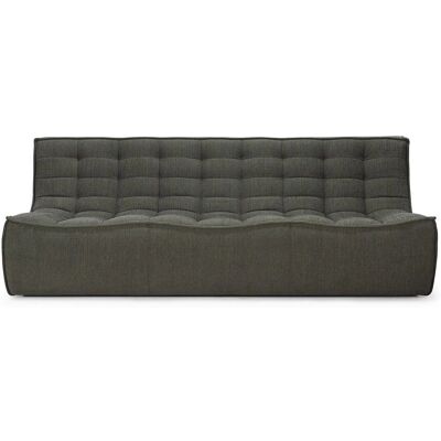 Ethnicraft N701 Modulsofa - Grønn - Bomull Ethnicraft N701 Modulsofa - Grønn - Bomull