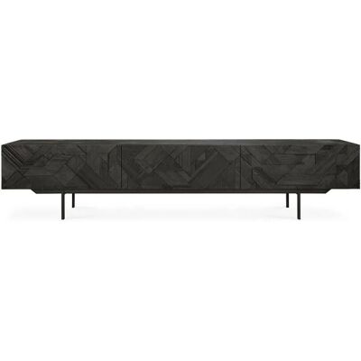 Ethnicraft - Graphic - Svart teak - TV-skap Ethnicraft - Graphic - Svart teak - TV-skap