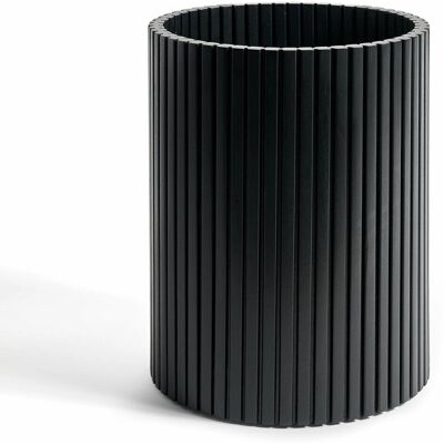 Cestino carta Ethnicraft Mahogany Roller Max - Nero Cestino carta Ethnicraft Mahogany Roller Max - Nero
