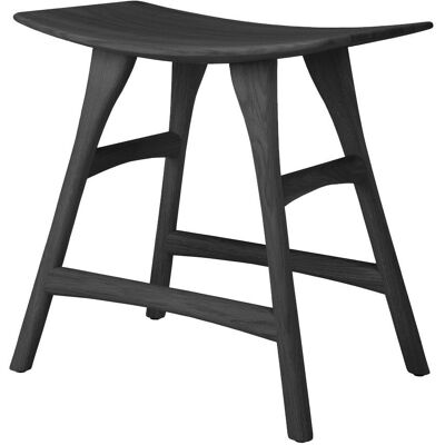 Ethnicraft Osso Schwarzes lackiertes Eichenholz-Hocker Ethnicraft Osso Schwarzes lackiertes Eichenholz-Hocker