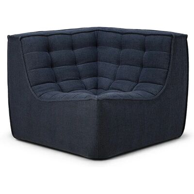 Ethnicraft - N701 Modulsofa 90 Eck Quadratisch - grau - Sofa Ethnicraft - N701 Modulsofa 90 Eck Quadratisch - grau - Sofa