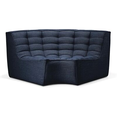 Ethnicraft N701 Modulsofa 90 Hjørne Rund - grå - Modular Sofa Ethnicraft N701 Modulsofa 90 Hjørne Rund - grå - Modular Sofa