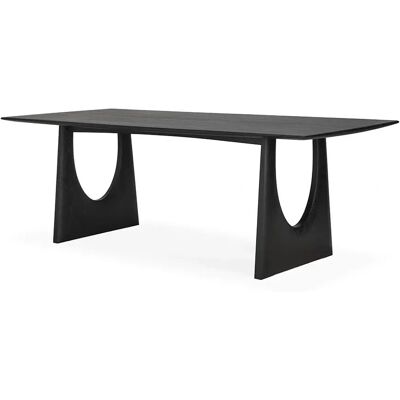 Ethnicraft - GEOMETRIC - Natur Eiche - Schwarz - Esstisch Ethnicraft - GEOMETRIC - Natur Eiche - Schwarz - Esstisch