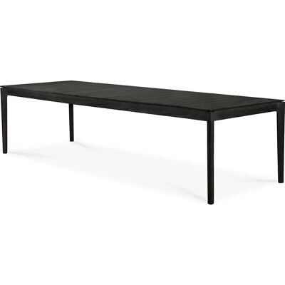 Ethnicraft - BOK - Teak - Black - Outdoor dining table Ethnicraft - BOK - Teak - Black - Outdoor dining table