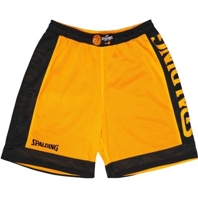 Shorts reversibili arancioni Spalding XXXL - Pantaloni Shorts reversibili arancioni Spalding XXXL - Pantaloni