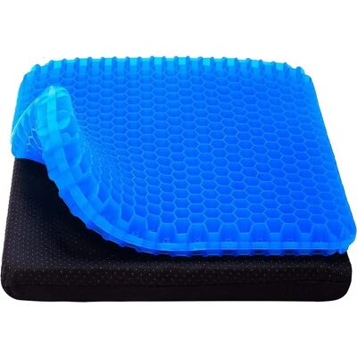 Coussin de Gel Bleu Herzberg - Support et Respirant - Publicité Coussin de Gel Bleu Herzberg - Support et Respirant - Publicité