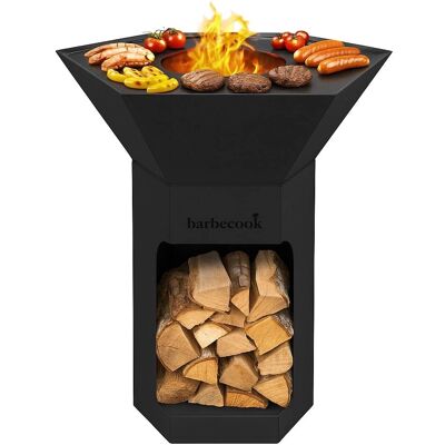 Barbecook Nestor - Zinkbeschichteter Stahl-Holzgrill - 89x90 cm - Barbecue für bis zu 16 Personen Barbecook Nestor - Zinkbeschichteter Stahl-Holzgrill - 89x90 cm - Barbecue für bis zu 16 Personen