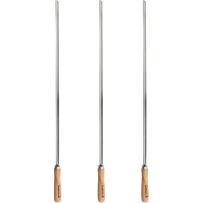 Ensemble de 3 brochettes XL - Barbecook - Publicité Ensemble de 3 brochettes XL - Barbecook - Publicité