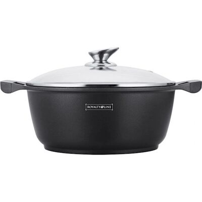 Olla de Cocina con Revestimiento de Mármol Royalty Line RL-BS28M - 28cm Olla de Cocina con Revestimiento de Mármol Royalty Line RL-BS28M - 28cm
