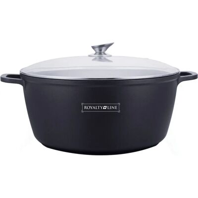 Royalty Line - RL-BS36M - Aluminio fundido - Tapa de vidrio - Cazuela Royalty Line - RL-BS36M - Aluminio fundido - Tapa de vidrio - Cazuela
