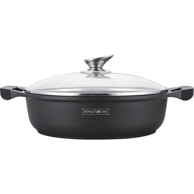 RoyaltyLine RL-BR28M Olla de Sopa de Mármol 28cm - Olla RoyaltyLine RL-BR28M Olla de Sopa de Mármol 28cm - Olla