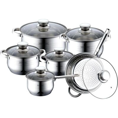 RoyaltyLine RL-1231 Juego de Utensilios de Cocina de Acero Inoxidable - 12 piezas RoyaltyLine RL-1231 Juego de Utensilios de Cocina de Acero Inoxidable - 12 piezas