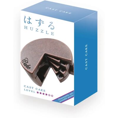 Puzzle Huzzle Cast CAKE - Puzzle en métal ingénieux - Difficulté 4/6 - Publicité Puzzle Huzzle Cast CAKE - Puzzle en métal ingénieux - Difficulté 4/6 - Publicité