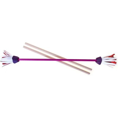 Eureka Bâton Fleuri Violet - Bâton de Jonglerie - Publicité Eureka Bâton Fleuri Violet - Bâton de Jonglerie - Publicité