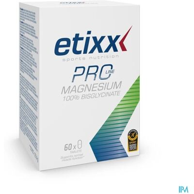 Etixx Magnesium Bisglycinaat - Spierondersteuning - 60 Tabs Etixx Magnesium Bisglycinaat - Spierondersteuning - 60 Tabs