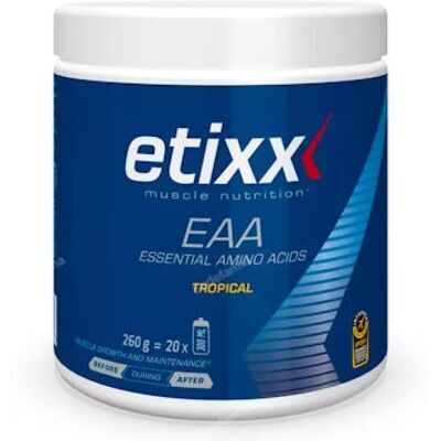 Etixx EAA Tropical 260 g Polvo de aminoácidos esenciales - Crecimiento muscular Etixx EAA Tropical 260 g Polvo de aminoácidos esenciales - Crecimiento muscular