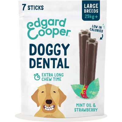 Snack Dentale per Cani Grandi Edgard & Cooper Fragola e Menta Snack Dentale per Cani Grandi Edgard & Cooper Fragola e Menta