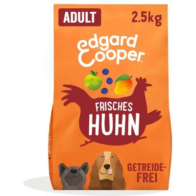 Nourriture pour chien sans céréales Edgard & Cooper pour adultes au poulet frais - 2,5 Kg - Publicité Nourriture pour chien sans céréales Edgard & Cooper pour adultes au poulet frais - 2,5 Kg - Publicité