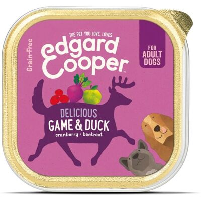 Edgard & Cooper Riistakanan ja ankka aikuisille koirille - 300g Edgard & Cooper Riistakanan ja ankka aikuisille koirille - 300g