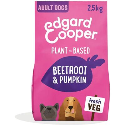 Edgard & Cooper Plant Based dog adult beetroot and pumpkin dry food - 2,5kg Edgard & Cooper Plant Based dog adult beetroot and pumpkin dry food - 2,5kg