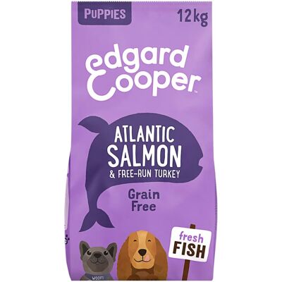 Nourriture pour chiots Edgard & Cooper Saumon Dinde 12kg - Nourriture pour chiens Nourriture pour chiots Edgard & Cooper Saumon Dinde 12kg - Nourriture pour chiens