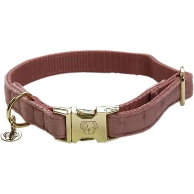 Collier pour chien en velours Kentucky Dogwear - Rose ancien - M - Publicité Collier pour chien en velours Kentucky Dogwear - Rose ancien - M - Publicité