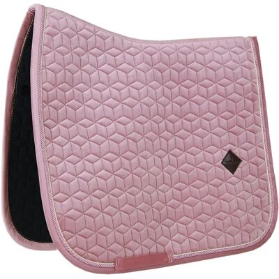 Kentucky Horsewear Pad en velours pour dressage - Rose - Publicité Kentucky Horsewear Pad en velours pour dressage - Rose - Publicité