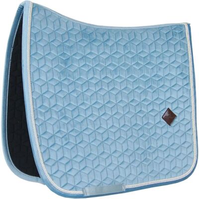 Kentucky Horsewear Drap de Selle Velours Bleu - Dressage et Saut - Publicité Kentucky Horsewear Drap de Selle Velours Bleu - Dressage et Saut - Publicité