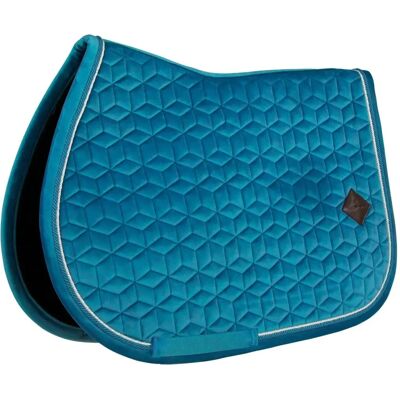 Tapis de selle en velours Kentucky Horsewear - Élégant, Durable, Personnalisable - Publicité Tapis de selle en velours Kentucky Horsewear - Élégant, Durable, Personnalisable - Publicité