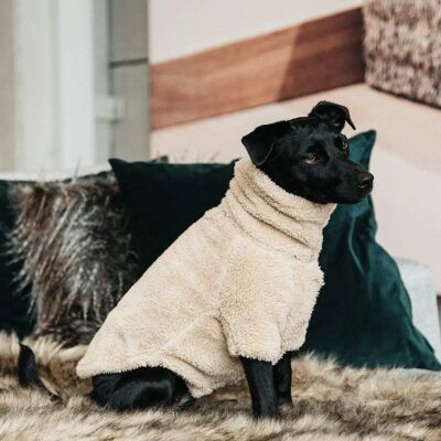 Suéter para perros Teddy Fleece Beige de Kentucky Dogwear Suéter para perros Teddy Fleece Beige de Kentucky Dogwear